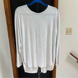 Aerie Light Gray Long Sleeve Top